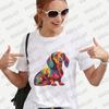 Dog Shirt Gift for Frenchie Mom Dog Streetwear Graphic Y2k Tops Unisex Short Sleeve Tees Blouses Harajuku TShirt Female Clothing