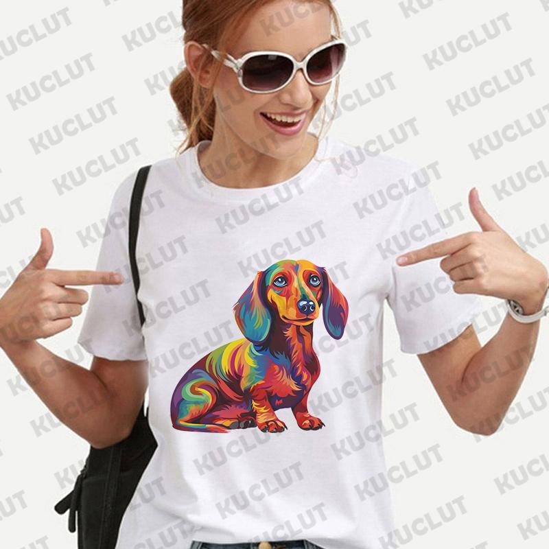 Dog Shirt Gift for Frenchie Mom Dog Streetwear Graphic Y2k Tops Unisex Short Sleeve Tees Blouses Harajuku TShirt Female Clothing
