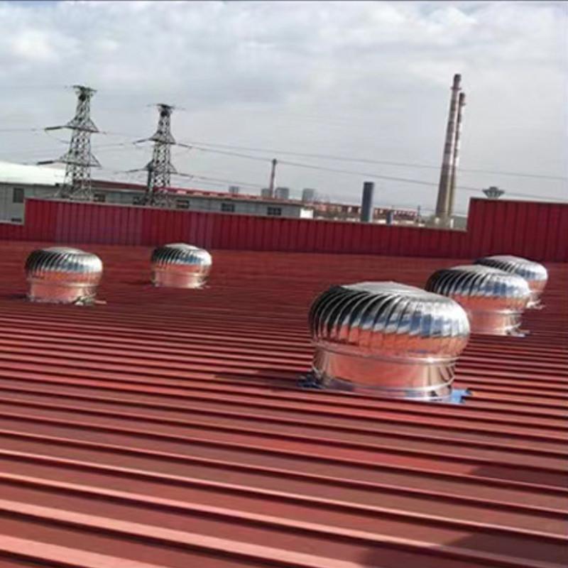 Stainless Steel Non Powered Exhaust Hood Outdoor Factory Ventilation Fan Waterproof Rooftop Ventilator