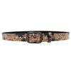 Vintage Feature Painted Pu Printed Belt Y2K Hip Hop Jeans Accessories Pin Buckle Belt