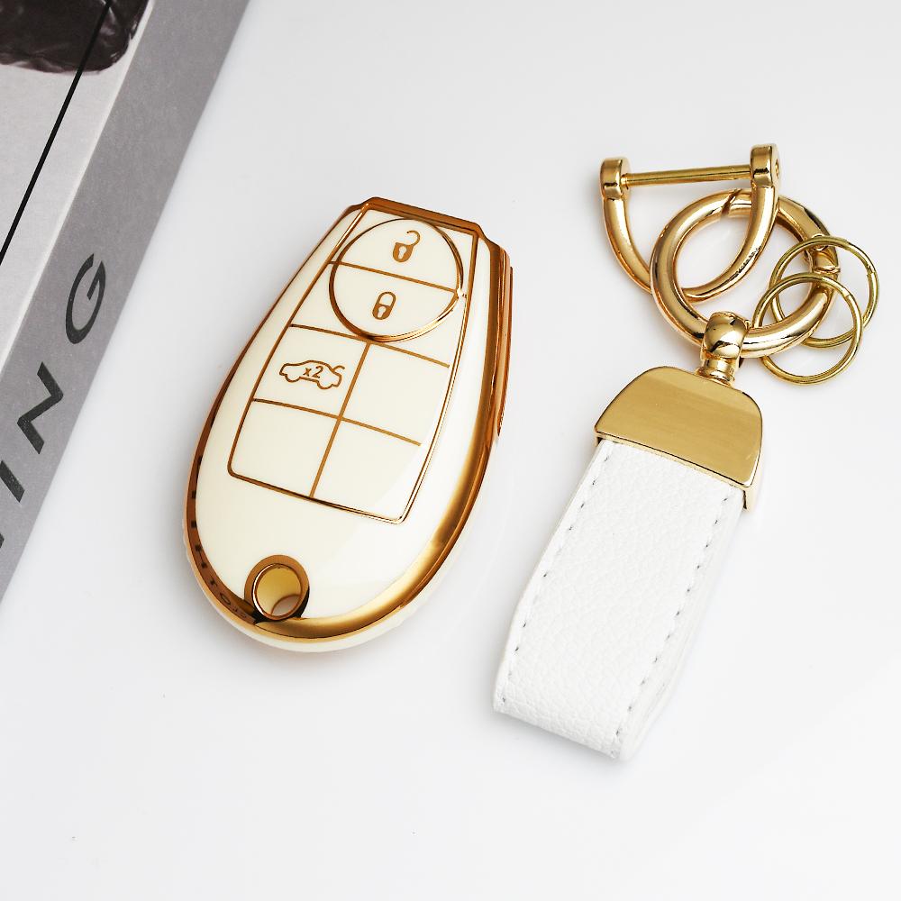 3 Buttons Auto Keyless For Dodge Chrysler Magnum Challenger Charger Ram 1500 2500 3500 4500 Fobik Holder Bag Car Key Case Cover