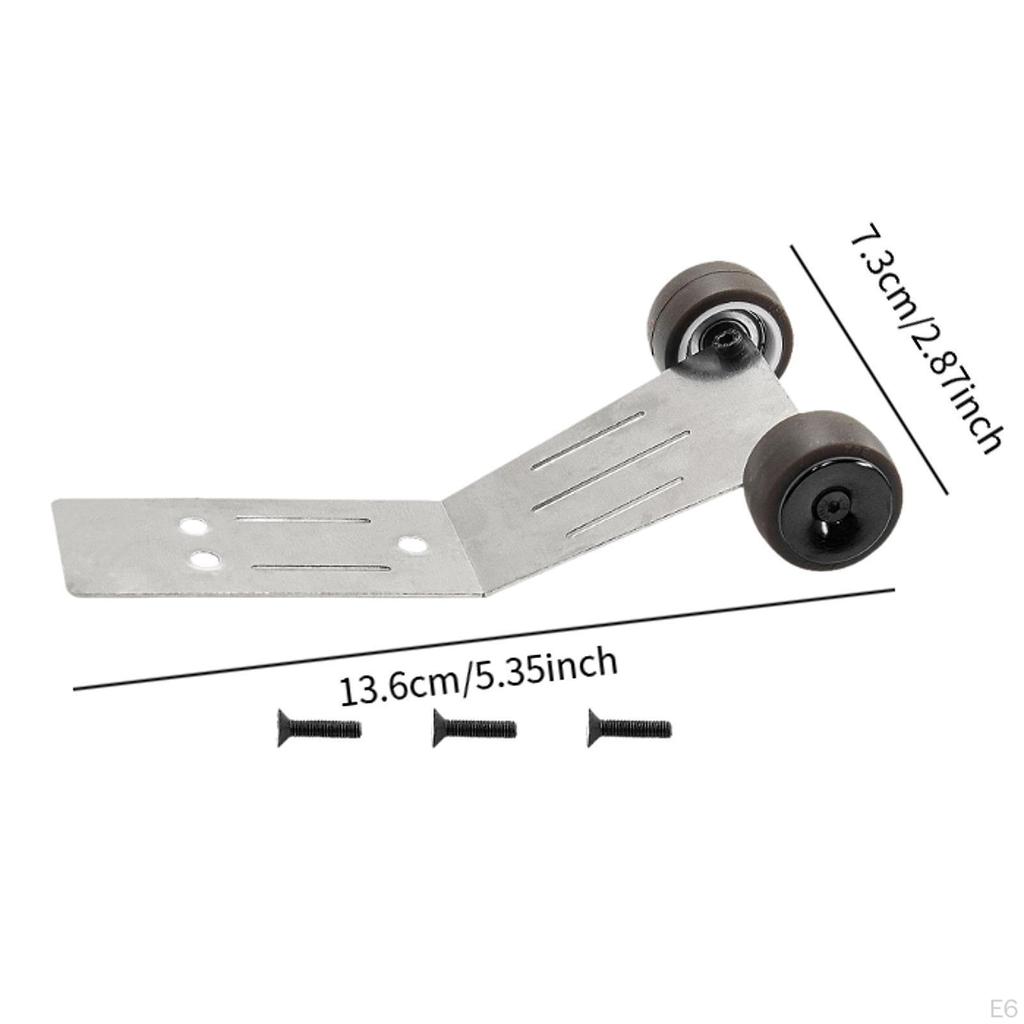 RC Wheelie Bar Heads Up Wheel Professional Easy To Install Part Upgrades for 1/10 DIY Accs