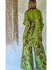 Spring Women's Floral Print Mid-Length Sleeve Top & Long Pants Set 2026