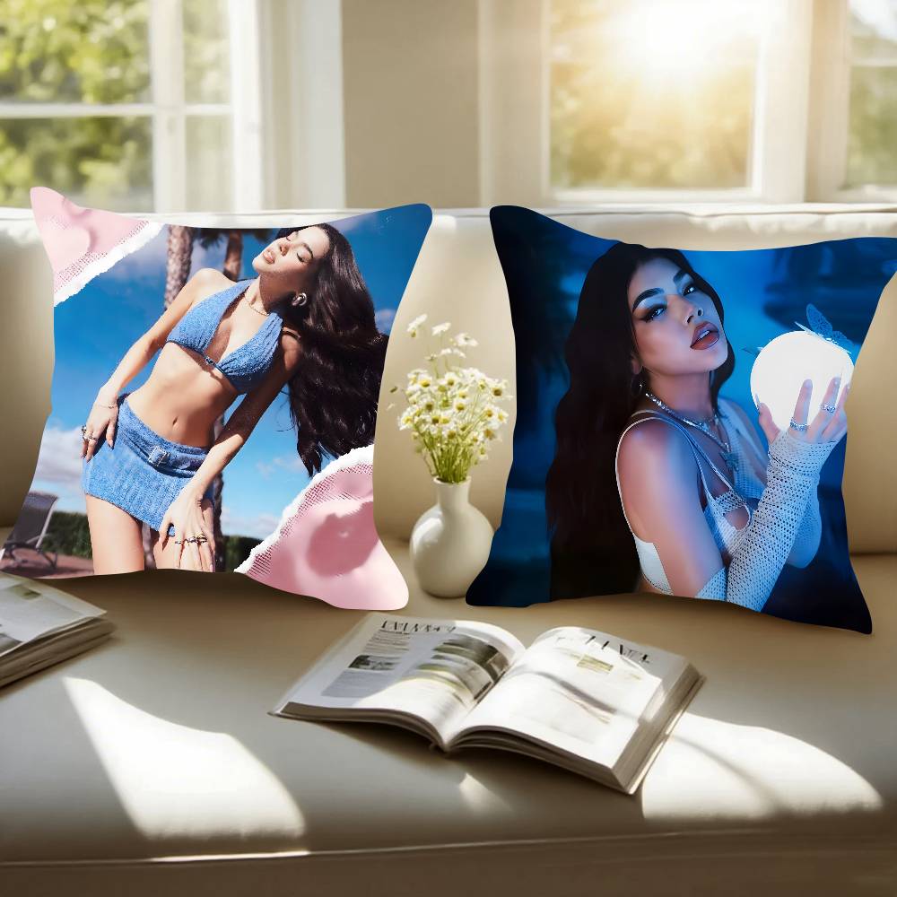K-Kenia Os Pink-Aura Singer Pillow Case Pattern Printed Pillowcase For Living Room Sofa Cushion Cover & Bedroom Decor