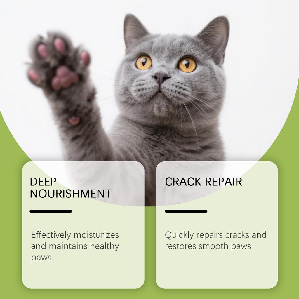 Evcil Hayvan Çatlak Giderici Nemlendirici Balsam, Ayak Bakımı Nemlendirici Balsam, Çatlakları Azaltmak İçin Taban Nemlendirici Krem
