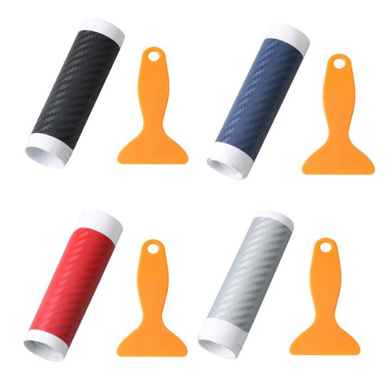 Universal Car Door Bumper Sticker Waterproof PVC Carbon Fiber Trim Strip Protective Film Anti-Scratch