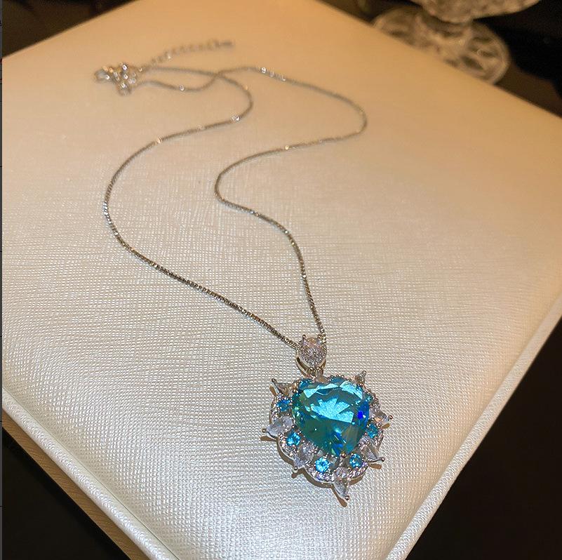 Baroque Water Drop Pearl Fringe Necklace Temperament Collarbone Chain French Retro Necklace Women