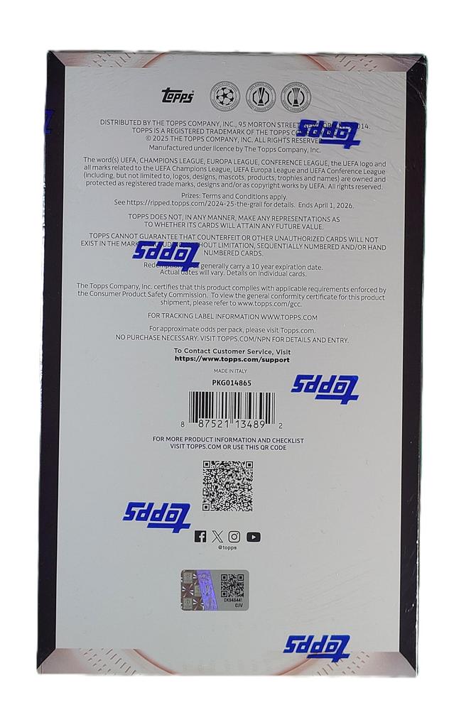 Topps UEFA Club Competitions Hobby Box Topps UEFA Club Competitions Hobby Box 2024-25 - 2024-25 [Item]