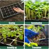 Seed Starter Tray with Dome Lid and Ventilation Base - Heavy-Duty Plastic Greenhouse Propagator, Suitable for Outdoor Use
