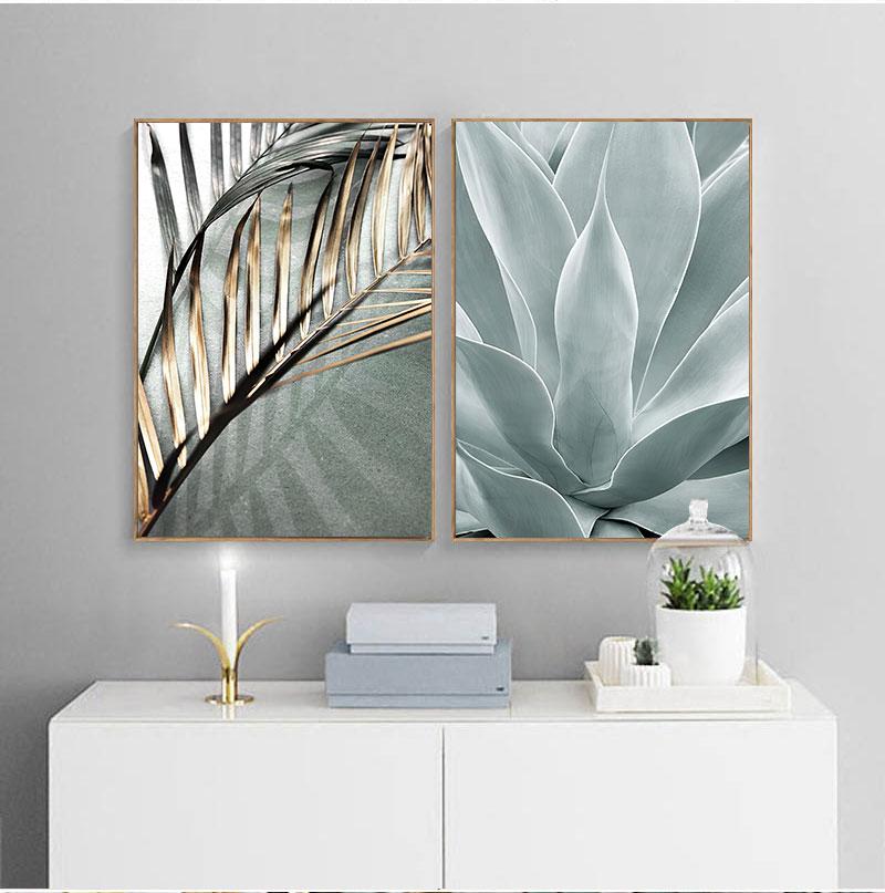 Palm Leaves Plant Art Canvas Painting Aloe Botanical S And Prints Modular Wall Pictures For Living Room Home Decoration Unframed