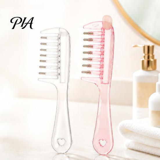 Portable Hair Essence Comb Refillable Oil Applicator Comb, Scalp Massaging Minoxidil Precision Treatment Brush Leak Proof Dispenser for Growth Liquid