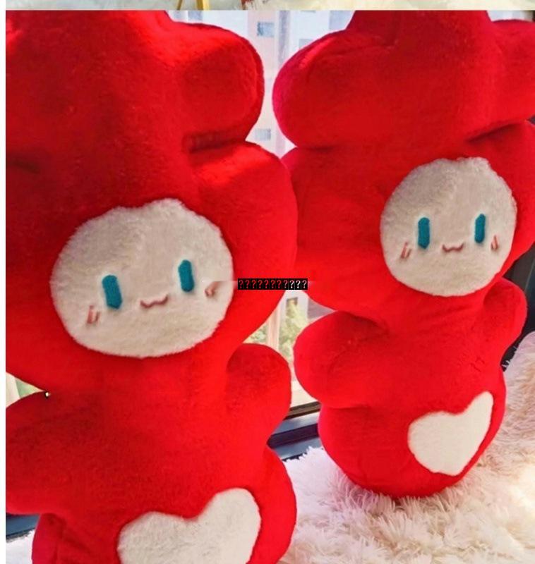 Double Happiness Wedding Throw Pillow Dolls: Plush Pair for Wedding Room Decor and Newlywed Gifts