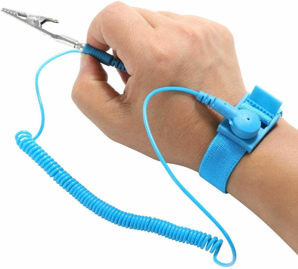Anti-Static Wrist Strap ESD Grounding Strap L-180cm PU Practical