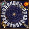Square Flannelette Tarot Altar Cloth Board Game Pad Astrological Oracles Pad Table Cover Card Mat Divinations Tablecloth