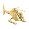 Diecast Mini Helicopter Model: Zinc Alloy Aircraft Toy for Boys and Girls - Metal Airplane Collectible - Retro Decorative Helicopter for Birthday Part