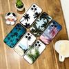 Coconut Tree Phone Case  Soft  Silicone Black For IPhone 17 16 15 14 13 12 11 X XR Plus Pro Max Plus