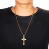 2026 Simple Wind Cross Necklace Retro Personality Trendy Men's and Women's Pendant Jewelry