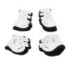 Horse Tendon Boots Shock Absorbing   Horse Front Hind Boots Fetlock Boots for Leg   White Set of 4