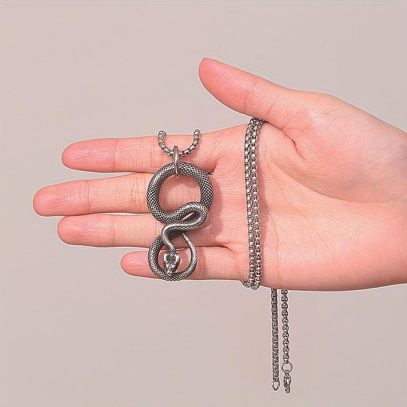 8-character Snake Year Necklace Pendant