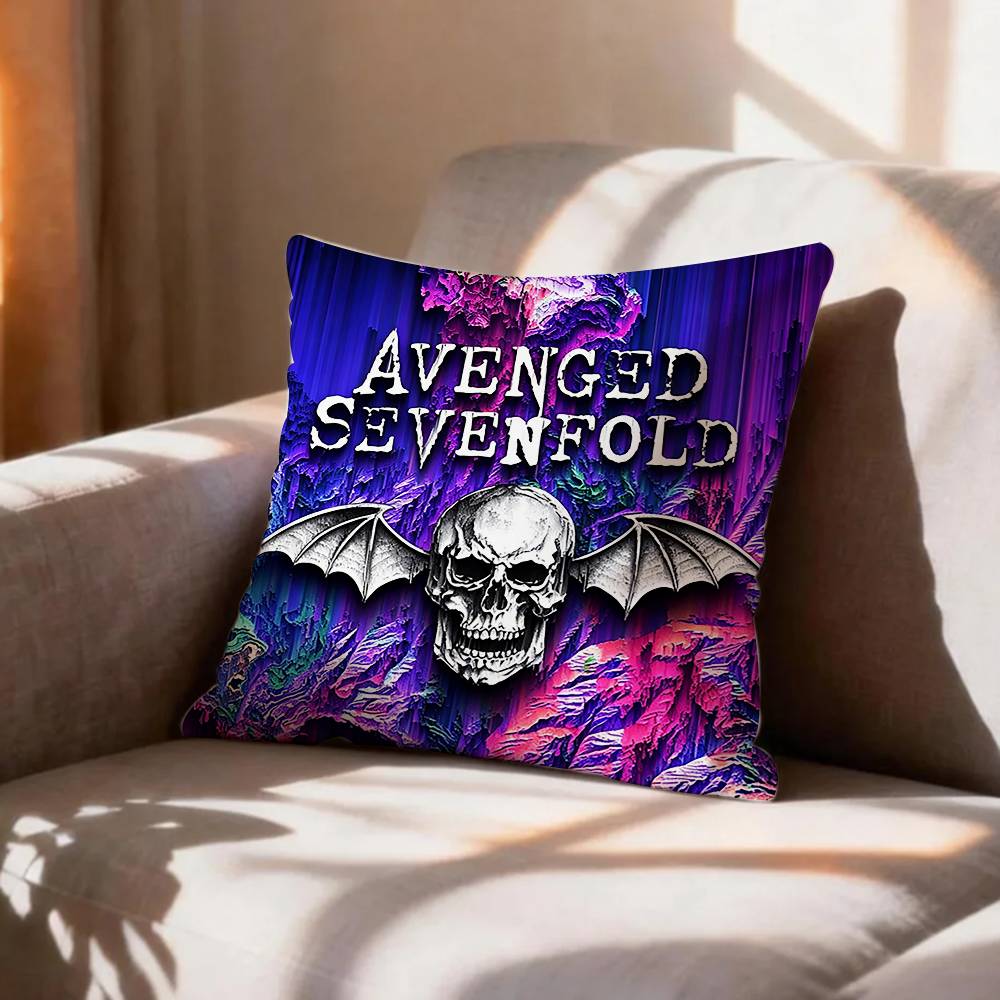 COOL Band AAvenged Sevenfold Pillow Case Pattern Printed Pillowcase For Living Room Sofa Cushion Cover