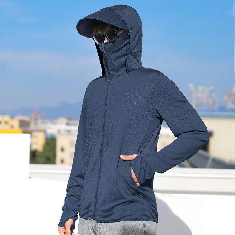 Sommer Ice Silk Atmungsaktive UV-Schutzjacke für das Angeln im Freien