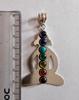 7 Chakra, Seven Chakra Natural Gemstone Pendant, Healing Pendant, Yoga Pendant, Free Ship