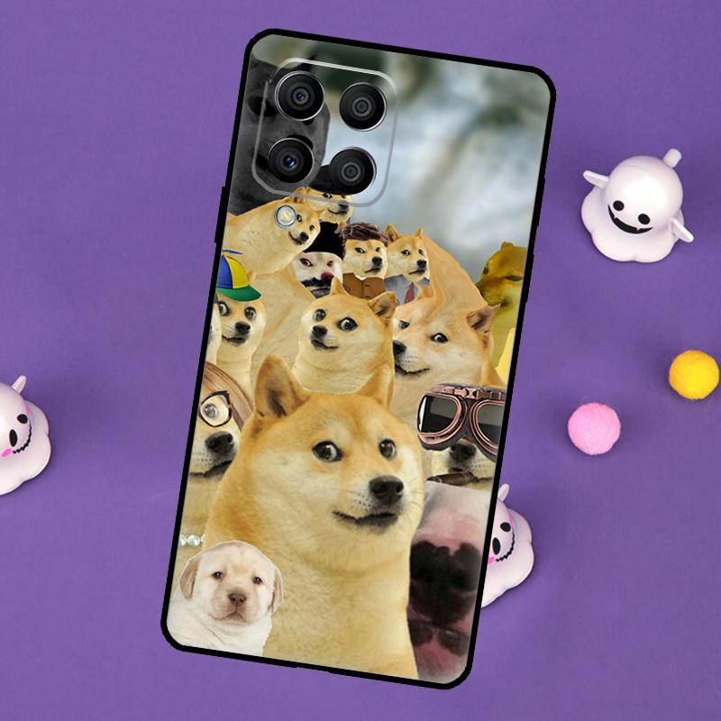Doge Dog Cheems meme Cover For Samsung Galaxy M20 M30s M33 M13 M23 M53 M15 M55 M31 M51 M14 M34 M54 M32 M52 Case