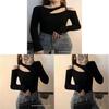 Spring Off Shoulder Tshirt For Women With Embroidered Detailing And Oversize Fit