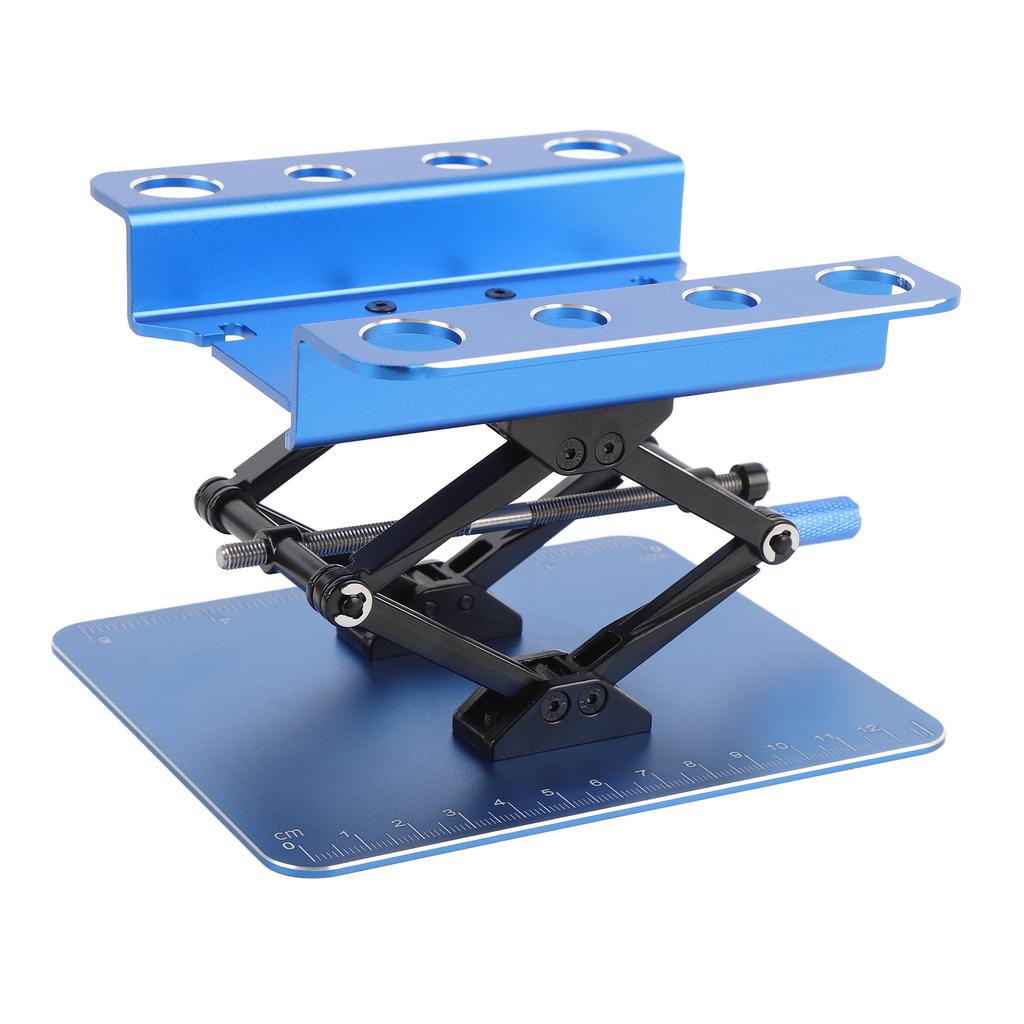 RC Car Work Stand Simulation Metal RC Repair Workstation Support Elevating Rotatable for 1:8 and 1:10 RC Car