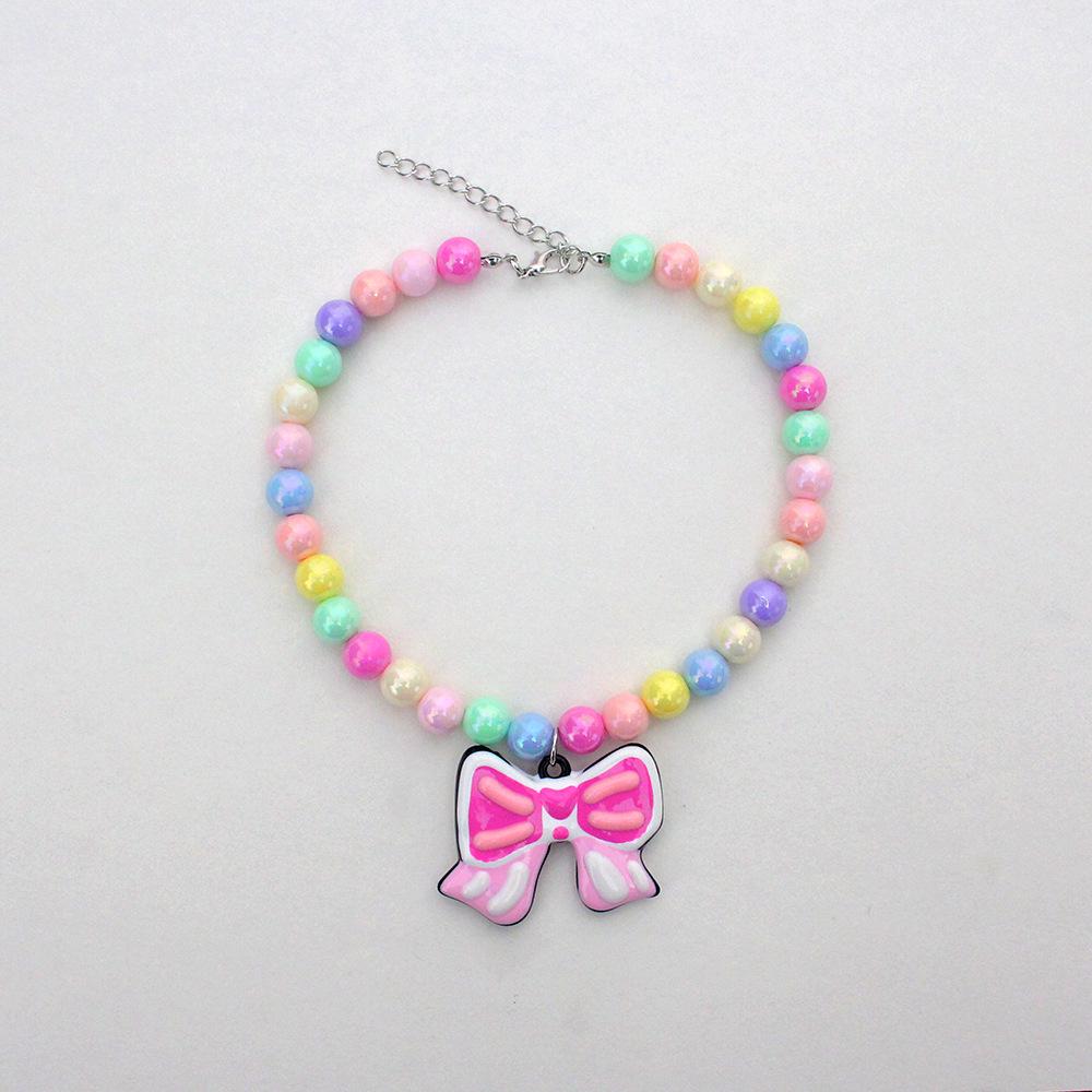 

Colorful Beaded Bow Necklace for Cats and Dogs XS (20cm)