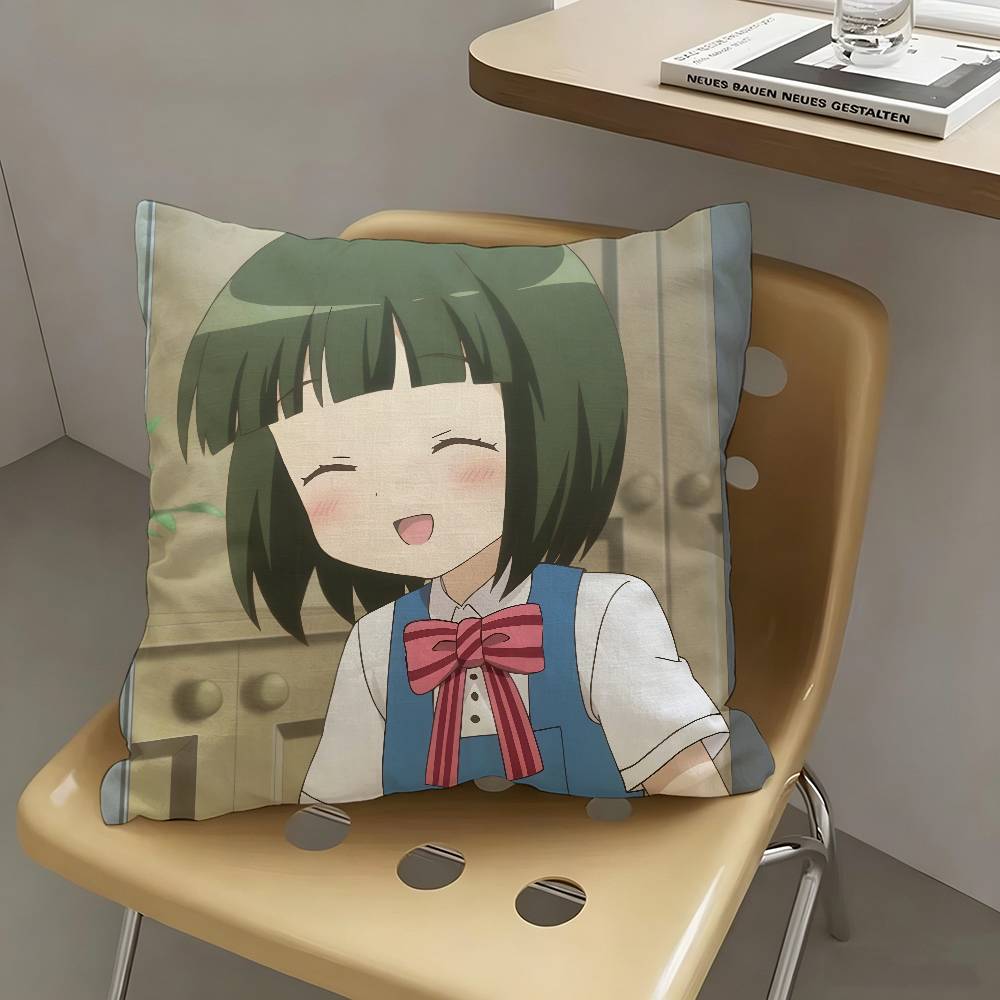 1pc Shinobu Omiya Kiniro Mosaic Pillow Case Fashion Square Pillowcase Bedroom Sofa Room Ins Decoration Leisure