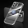 B6 VW Para Volkswagen Moda Logotipo do Carro Capa de Telefone Transparente Para IPhone 11 12 13 14 Pro Max XR X XS SE 7 8 Plus Para Volkswagen 3