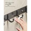 Adhesive Wall-Mounted Bathroom Clothes Hook - No Drill Required