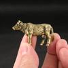 Retro Brass Milk Cow Figurines Miniatures Statue Desktop Ornaments Zodiac Animal Cow Lucky Home Decorations Crafts Accessories