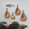 Space Saving Hanging Fruit Basket Craft of Sturdy Jutes Rope With Breathable Mesh Designs for Kitchen or Balcony