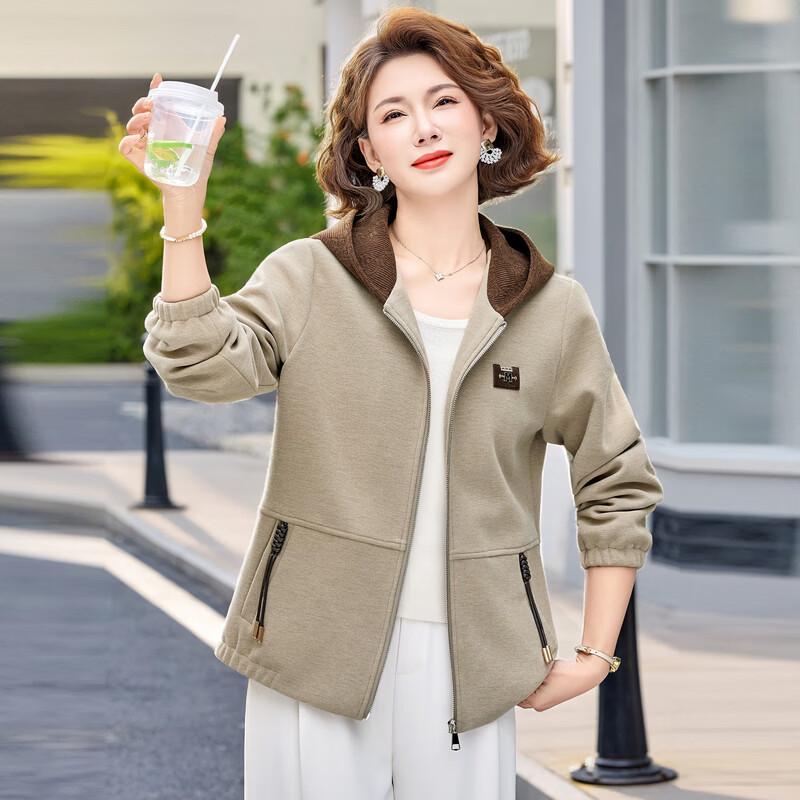 Yalu Vintage Patchwork Hooded Jacket for Women