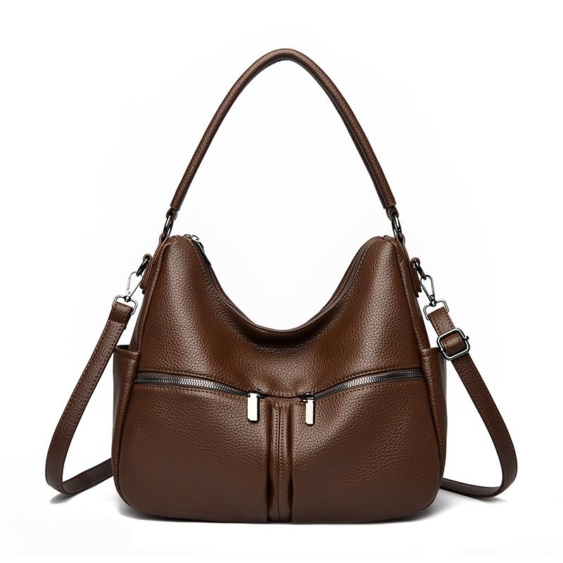Commuter Retro Large Capacity Tote Bag Women's Shoulder Crossbody Bag