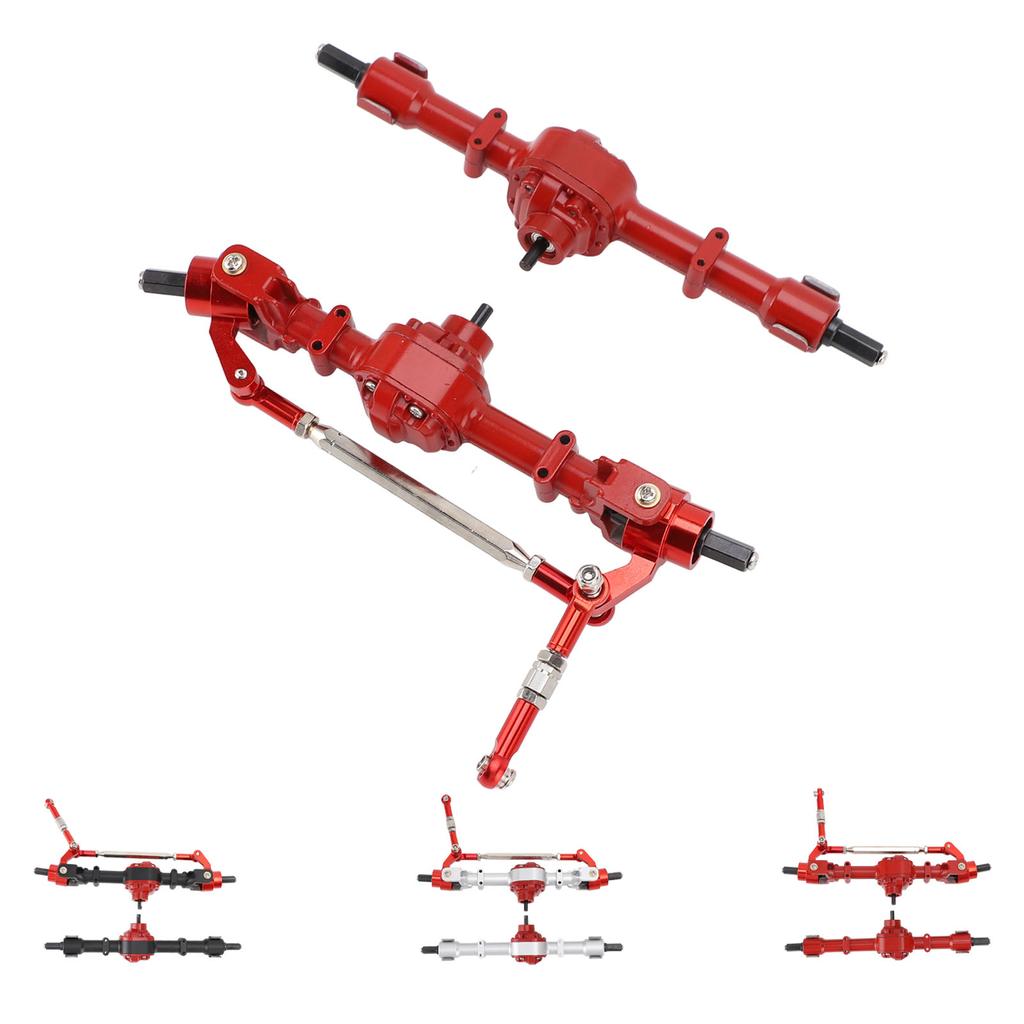 Metal Gear Axle Set Front and Rear Axle Replacement for D90 D91 D96 D99S MN90 MN96 MN99 MN99S FJ45 1