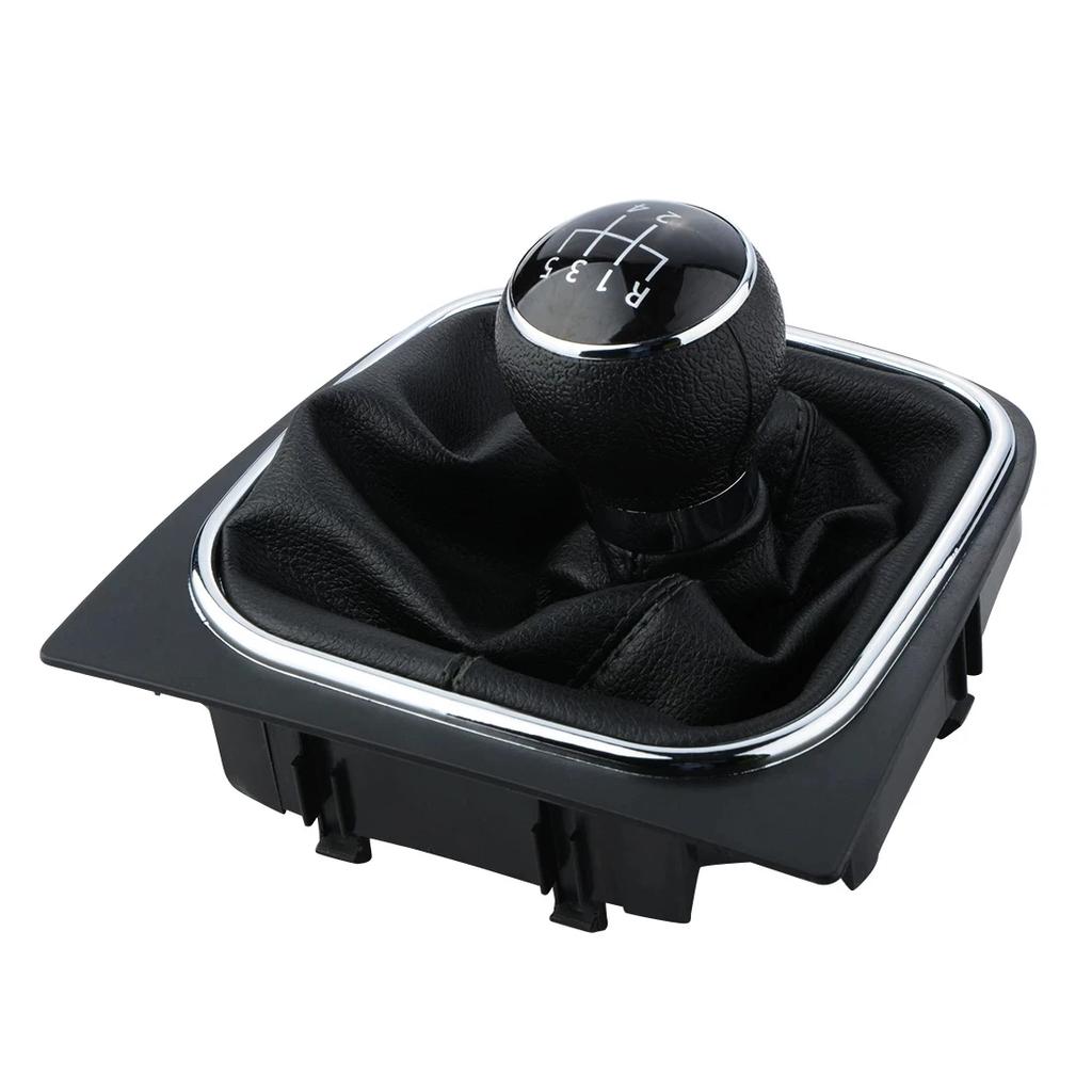 Osłona dźwigni zmiany biegów 5/6 biegowa M Gałka dźwigni zmiany biegów Dźwignia Mieszek Osłona Kołnierz Do Golf MK5 MK6 Akcesoria do Stylizacji Samochodu