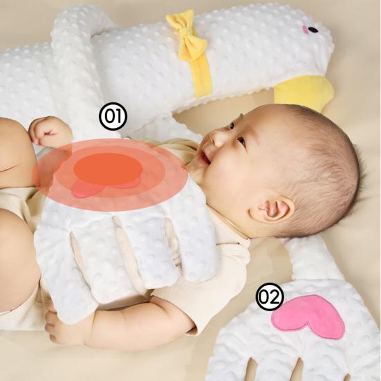 Cuscino per Mano Rilassante per il Sonno del Bambino con Modalità di Accarezzamento Regolabili Cuscino Accarezzante Succhietto Morbido Peluche Compagno di Coccole per Asilo Nido Ora della Nanna Viaggi Uso Ospedaliero