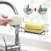 Multi-functional Sink Drain Rack Stainless Steel Storage Function Sponge Storage Rack Drainer Function Soap Drainer