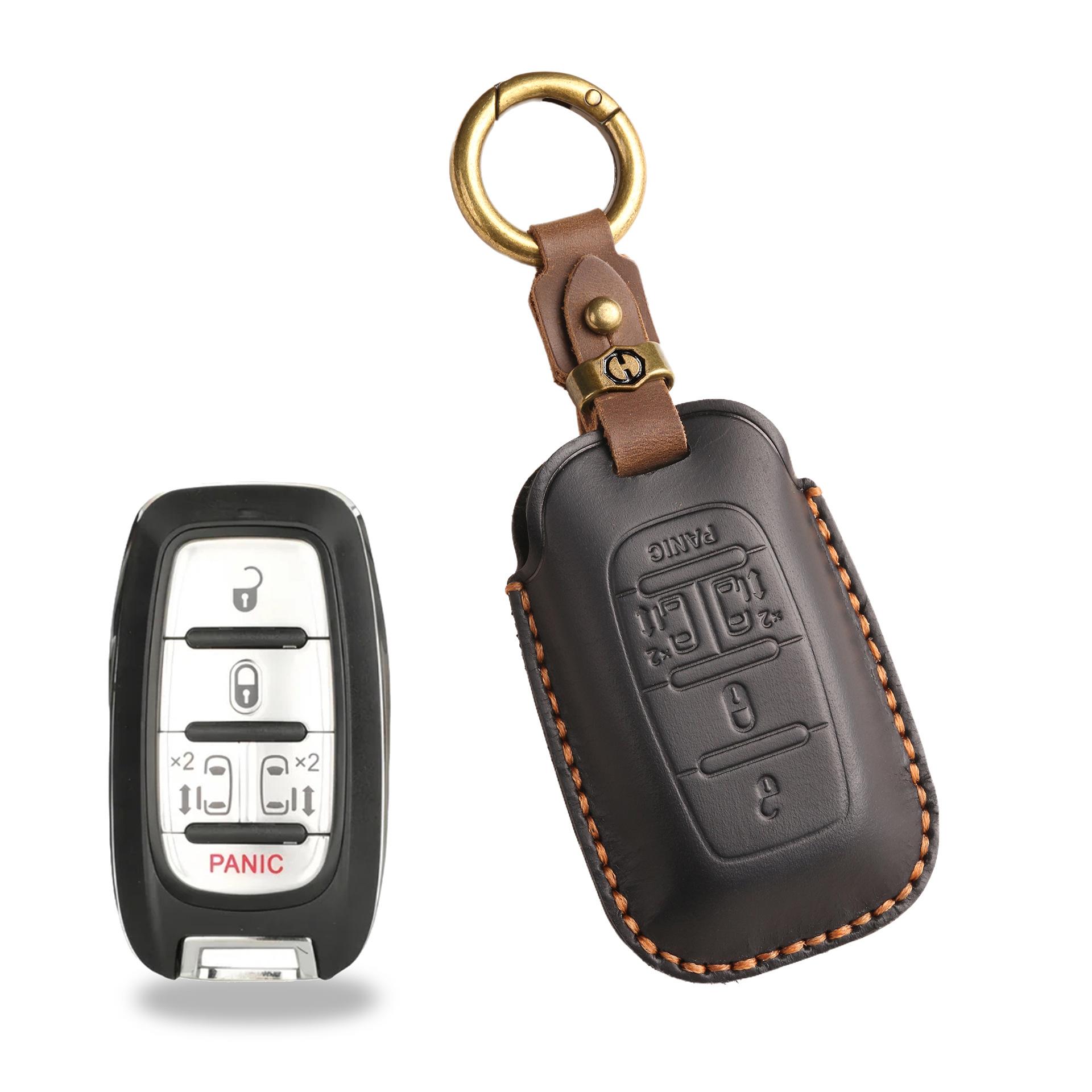 

Retro Key Cover For Cadillac Car Xt5/Xt4/Xt6 Handmade Leather Keychain