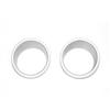 Chrome Headlight Lamp Cover Trim Bezels for Jeep Wrangler JK 2007-17 Accessories