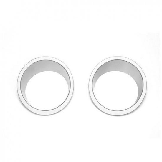 Chrome Headlight Lamp Cover Trim Bezels for Jeep Wrangler JK 2007-17 Accessories