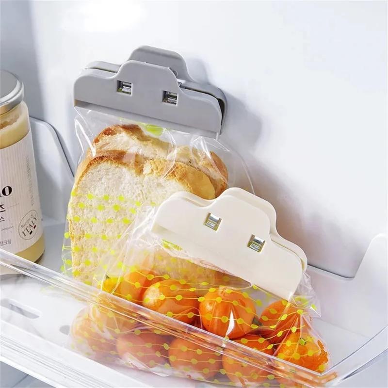 1 Stück Neues Design Haushalt Küche Kunststoff Verschlussclip Lebensmittel Frischhaltung Feuchtigkeitsdicht Verschlussclip Heim- und Küchenzubehör