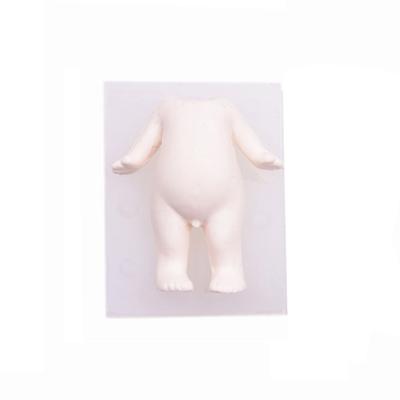 3D Süße Puppe Körperform Silikonform, Cartoon Junge Körperform Silikonform Babyparty Geburtstagsgeschenk Herstellungswerkzeug