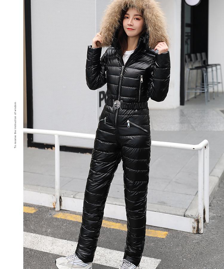 Abrigo Mono Acolchado de Algodón para Mujer Invierno con Capucha Brillante Cortavientos Impermeable Parkas Abrigo Cálido Ropa Exterior 6 Colores