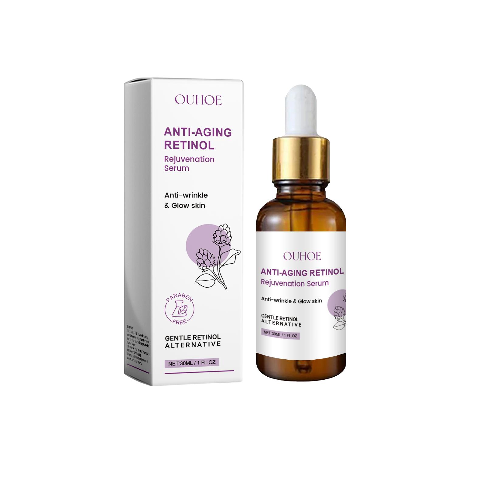OUHOE Retinol Anti-Wrinkle Serum Hydrating, Moisturizing, Firming, Reducing Fine Lines, Nourishing Skin Care Essence