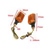 Turn Signals Easy to tall Motorcycle Turn Signals Black Tinted Front Rear Scooter Quad Moped 12V Blinker Lights