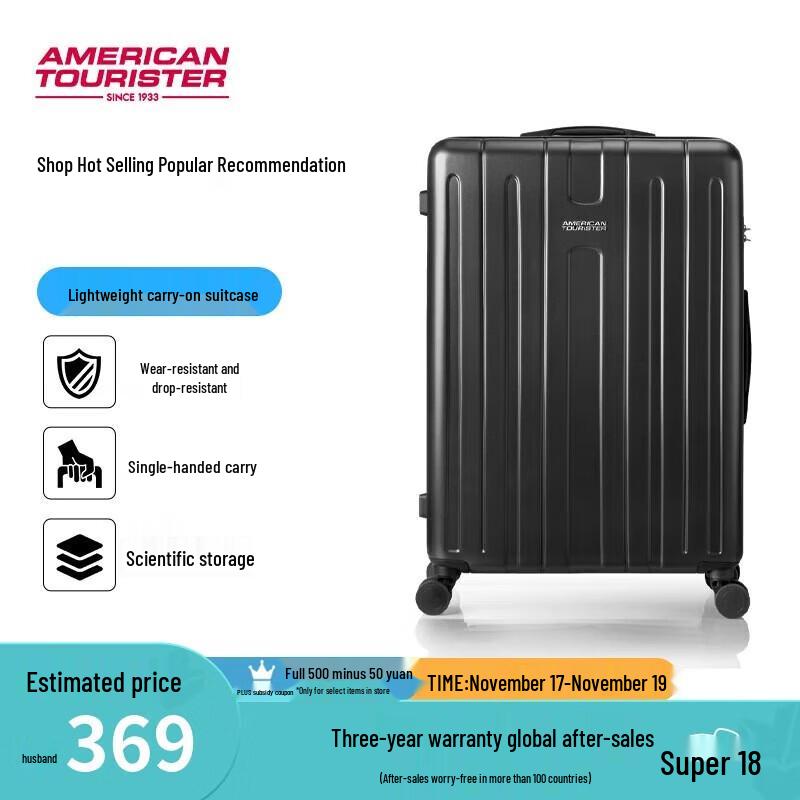 American Tourister 24-inch ABS Hardside Spinner Suitcase